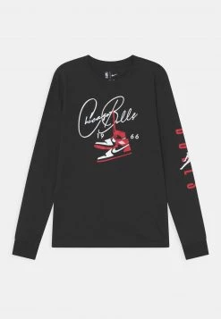 Nike Performance NBA CHICAGO BULLS JORDAN STATEMENT LONG SLEEVE TEE UNISEX - Vereinsmannschaften - Black