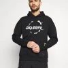 Nike Performance FC HOODIE - Kapuzenpullover - Black/white/saturn Gold | Herren
