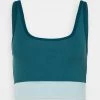 Nike Performance Damen LUXE - Sport T-shirt - Dark Teal/green