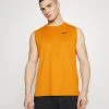 Nike Performance Herren DRY TANK - Top - Mantra Orange/kumquat/heather/black