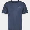 Nike Performance Herren RUN RISE - T-Shirt Print - Thunder Blue/silver