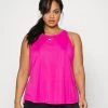 Nike Performance Damen ONE TANK PLUS - Top - Active Pink/white