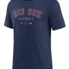 Nike Performance BOSTON RED SOX AUTHENTIC TRIBLEND - T-Shirt Print - Navy | Herren
