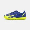 Nike Performance MERCURIAL JR VAPOR 14 ACADEMY IC UNISEX - Fußballschuh Halle - Lapis/volt/blue Void