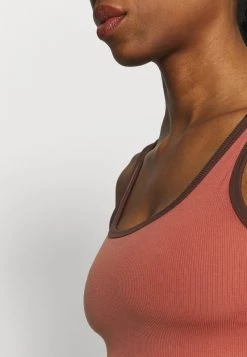 Nike Performance Damen LUXE - Sport T-shirt - Canyon Rust/clear -Angebote Nike Store e3898d96988142c0a835955d336de71f