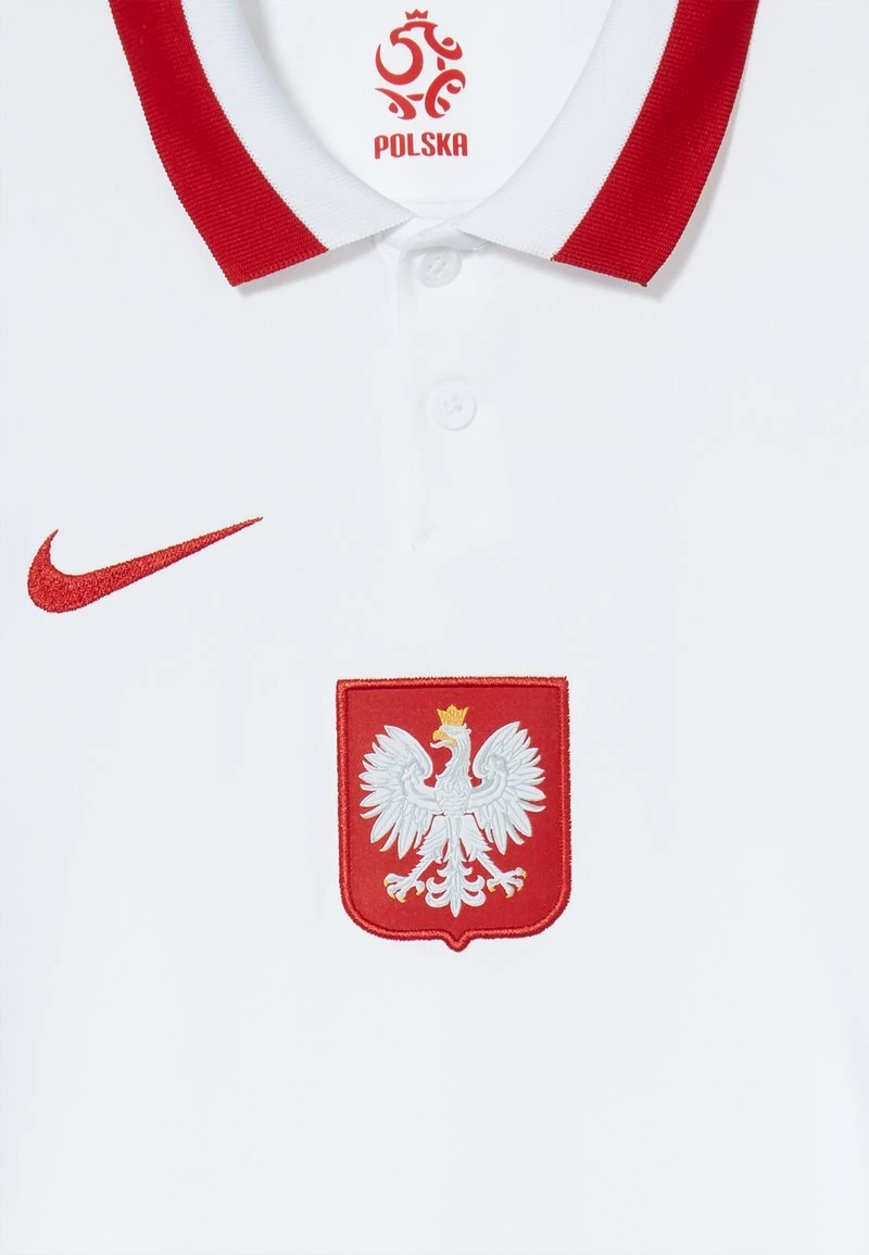 Nike Performance Unisex POLEN Y NK BRT STAD SS HM - Vereinsmannschaften - White/sport Red 5 Nike Performance Unisex POLEN Y NK BRT STAD SS HM - Vereinsmannschaften - White/sport Red – Bild 5