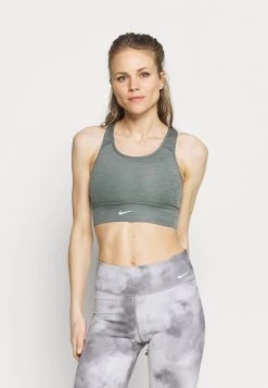 Nike Performance Damen BRA - Sport-BH Mit Mittlerer Stützkraft - Smoke Grey