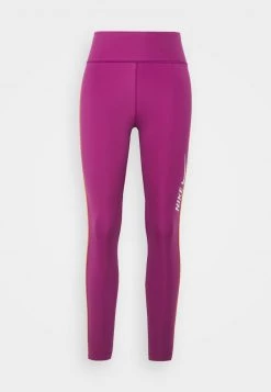 Nike Performance ONE - Tights - Sangria/light Curry/white | Damen
