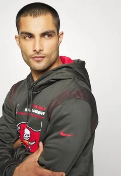 Nike Performance Herren NFL TAMPA BAY BUCCANEERSTHERMA HOODIE - Kapuzenpullover - Deep Pewter/gym Red -Angebote Nike Store e47c613e52f045da9848cad9eebe99d9