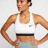 Nike Performance Damen BRA - Sport-BH Mit Mittlerer Stützkraft - White/black