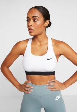 Nike Performance Damen BRA - Sport-BH Mit Mittlerer Stützkraft - White/black