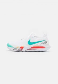 Nike Performance NIKECOURT REACT VAPOR NXT - Multicourt Tennisschuh - White/washed Teal/habanero Red | Herren
