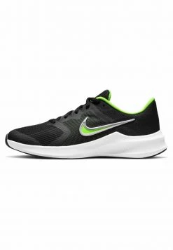 Nike Performance UNISEX - Laufschuh Neutral - Black Chrome Green Strike