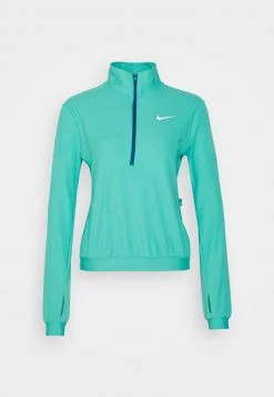 Nike Performance Damen ELEMENT - Langarmshirt - Washed Teal/marina/silver