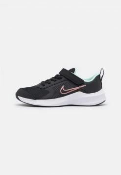 Nike Performance DOWNSHIFTER 11 UNISEX - Laufschuh Neutral - Black/metallic Red Bronze/mint Foam/clear