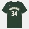 Nike Performance Kinder NBA MILWAUKEE BUCKS ANTETOKOUNMPO GIANNIS ICON TEE - Vereinsmannschaften - Fir