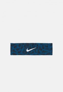 Nike Performance FURY HEADBAND - Ohrenwärmer - Marina/black/white | Damen