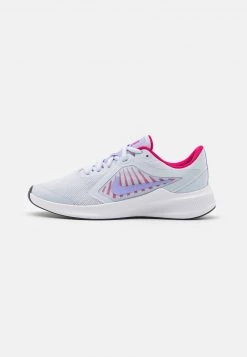 Nike Performance Unisex DOWNSHIFTER - Laufschuh Neutral - Football Grey/purple Pulse/thunder Blue/white