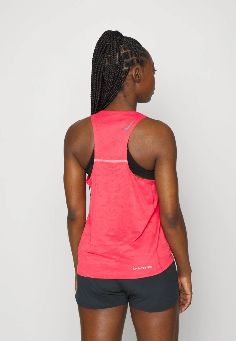 Nike Performance Damen RUN TANK - Top - Light Fusion Red/black 5 Nike Performance Damen RUN TANK - Top - Light Fusion Red/black – Bild 5
