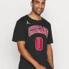 Nike Performance Herren NBA ZACH LAVINE CHICAGO BULLS STATEMENT NAME NUMBER TEE - Vereinsmannschaften - Black