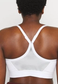 Nike Performance Damen INDY PLUS BRA - Sport-BH Mit Leichter Stützkraft - White/grey Fog -Angebote Nike Store e9104da1384d44d091601ec0dd8e90a8