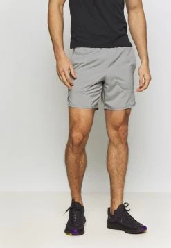 Nike Performance Herren M DF FLX STRIDEIN BF - Kurze Sporthose - Iron Grey/heather/reflective Silver