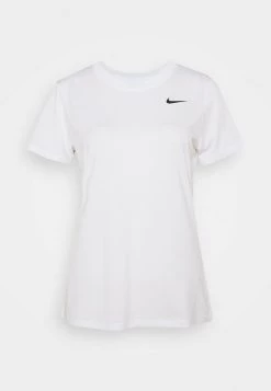 Nike Performance Damen DRY TEE CREW - Sport T-shirt - White -Angebote Nike Store e976fc7130bd41c0a86fa547ba264ddb