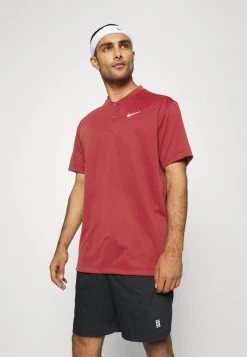 Nike Performance Herren BLADE SOLID - Sport T-shirt - Pomegranate/white