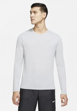 Nike Performance Herren Nike RUN Division Miler - Sport T-shirt - Light Solar Flare Heather