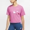 Nike Performance Damen ICON CLASH WOW - T-Shirt Print - Cosmic Fuchsia/white