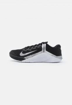 Nike Performance Damen METCON 6 - Trainingsschuh - Black/metallic Silver