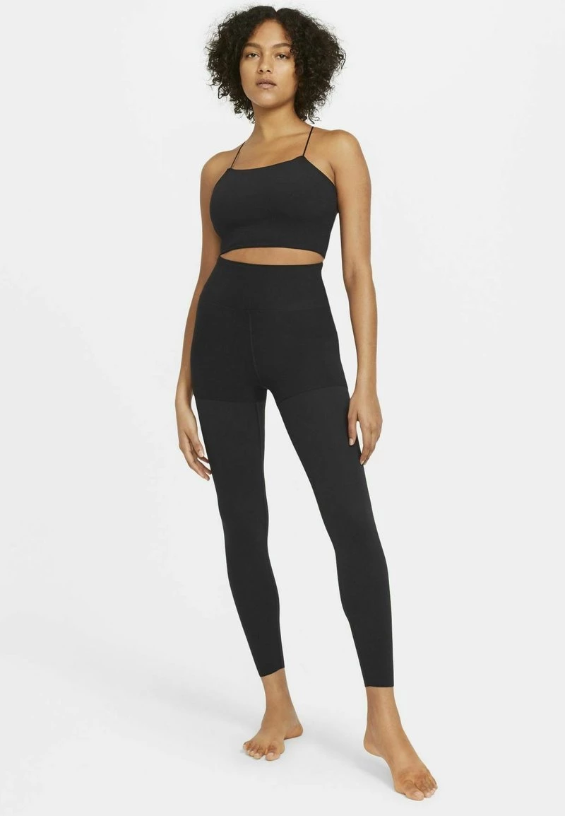 Nike Performance Damen LUXE STRAPPY CAMI - Sport T-shirt - Black/dark Smoke Grey 2 Nike Performance Damen LUXE STRAPPY CAMI - Sport T-shirt - Black/dark Smoke Grey – Bild 2
