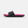 Nike Performance Kinder KAWA SLIDE - Badesandale - Black/vivid Pink