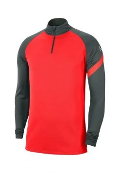 Nike Performance Herren DRI-FIT ACADEMY - Langarmshirt - Grau/rot (977)