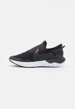 Nike Performance REACT FLOW UNISEX - Laufschuh Neutral - Black/med Ash/off Noir/white