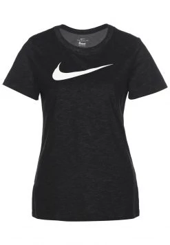 Nike Performance Damen T-Shirt Print - Black Heather White