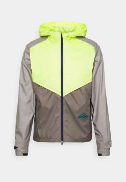 Nike Performance Herren TRAIL WINDRUNNER - Laufjacke - Lemon Twist/moon Fossil/college Grey/bright Spruce -Angebote Nike Store ec09e6851a7149589e702ace0a2f28a3