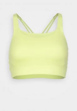 Nike Performance Damen LUXE BRA - Sport-BH Mit Mittlerer Stützkraft - Light Citron/grey Fog -Angebote Nike Store ec1662d720404b059251c2a141f5a96d