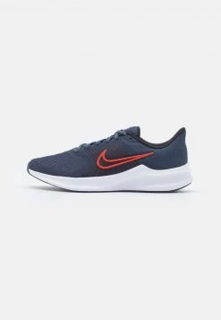 Nike Performance Herren DOWNSHIFTER 11 - Laufschuh Neutral - Thunder Blue/chile Red/pure Platinum/off Noir/white