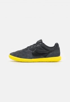 Nike Performance Herren PREMIER II SALA IC - Fußballschuh Halle - Dark Smoke Grey/black/yellow Strike