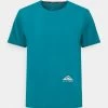 Nike Performance Herren M NK DF TRAIL RISE - T-Shirt Print - Bright Spruce