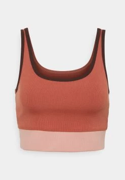 Nike Performance Damen LUXE - Sport T-shirt - Canyon Rust/clear -Angebote Nike Store ece00b8eb2fc4cbd8f6afcd17d810b10