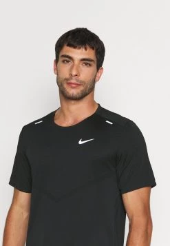 Nike Performance Herren RISE - Sport T-shirt - Black -Angebote Nike Store ed2101a75a3f477584c7f0feab9dc530
