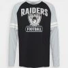 Nike Performance NFL LAS VEGAS RAIDERS DRI-FIT RAGLAN - Langarmshirt - Black/field Silver/sail | Herren