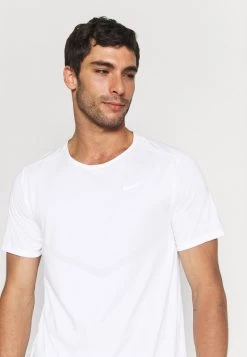 Nike Performance RISE - Sport T-shirt - White/silver | Herren -Angebote Nike Store edb6ea6893ce4491a2e7d907d0e3fe1f