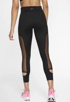 Nike Performance Damen EPIC LUX 7/8 RUNWAY - Tights - Black/black/vivid Purple -Angebote Nike Store ee12e1ce7dcc44749e2a071c60eda79f