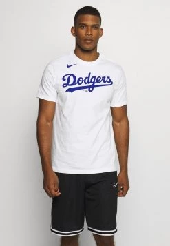 Nike Performance Herren MLB LA DODGERS WORDMARK - Vereinsmannschaften - White