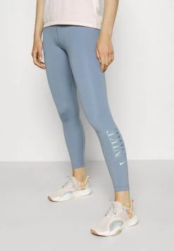 Nike Performance Damen ONE 7/8 - Tights - Ashen Slate/liquid Lime/white