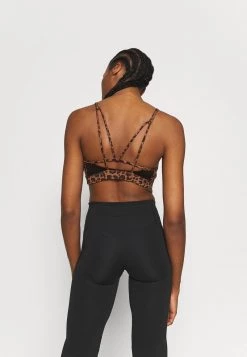 Nike Performance Damen INDY BRA - Sport-BH Mit Leichter Stützkraft - Archaeo Brown/black/white -Angebote Nike Store ee920d3c72f94b60bf01d4d7afffa42e