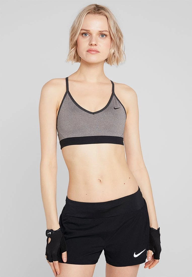 Nike Performance Damen INDY - Sport-BH Mit Leichter Stützkraft - Carbon Heather/anthracite/black 1 Nike Performance Damen INDY - Sport-BH Mit Leichter Stützkraft - Carbon Heather/anthracite/black